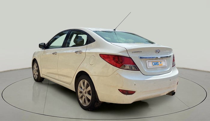 2012 Hyundai Verna FLUIDIC 1.6 CRDI SX, Diesel, Manual, 93,863 km, Left Back Diagonal