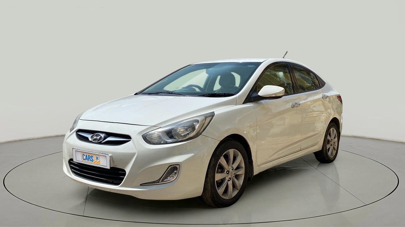 2012 Hyundai Verna FLUIDIC 1.6 CRDI SX, Diesel, Manual, 93,863 km, Left Front Diagonal