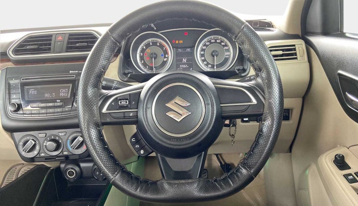 2017 Maruti Dzire VXI AMT, Petrol, Automatic, 33,550 km, Steering Wheel Close Up