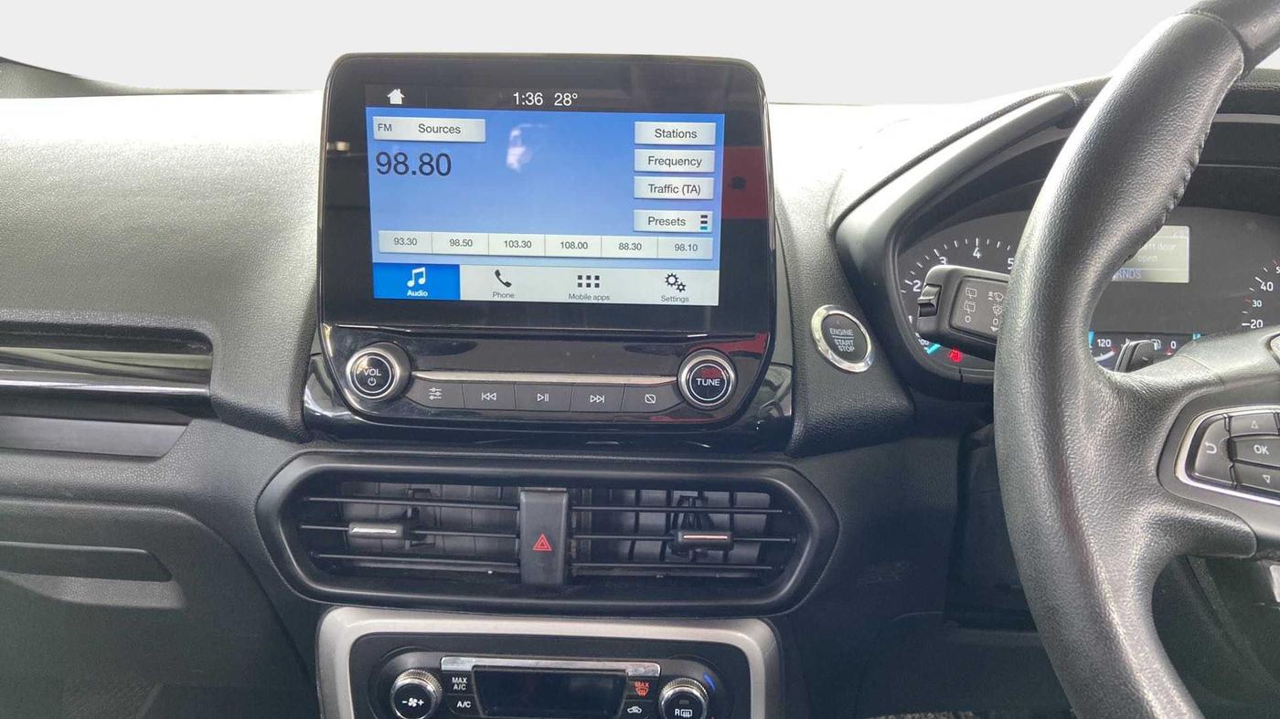 2018 Ford Ecosport TITANIUM + 1.5L PETROL AT, Petrol, Automatic, 58,620 km, Air Conditioner