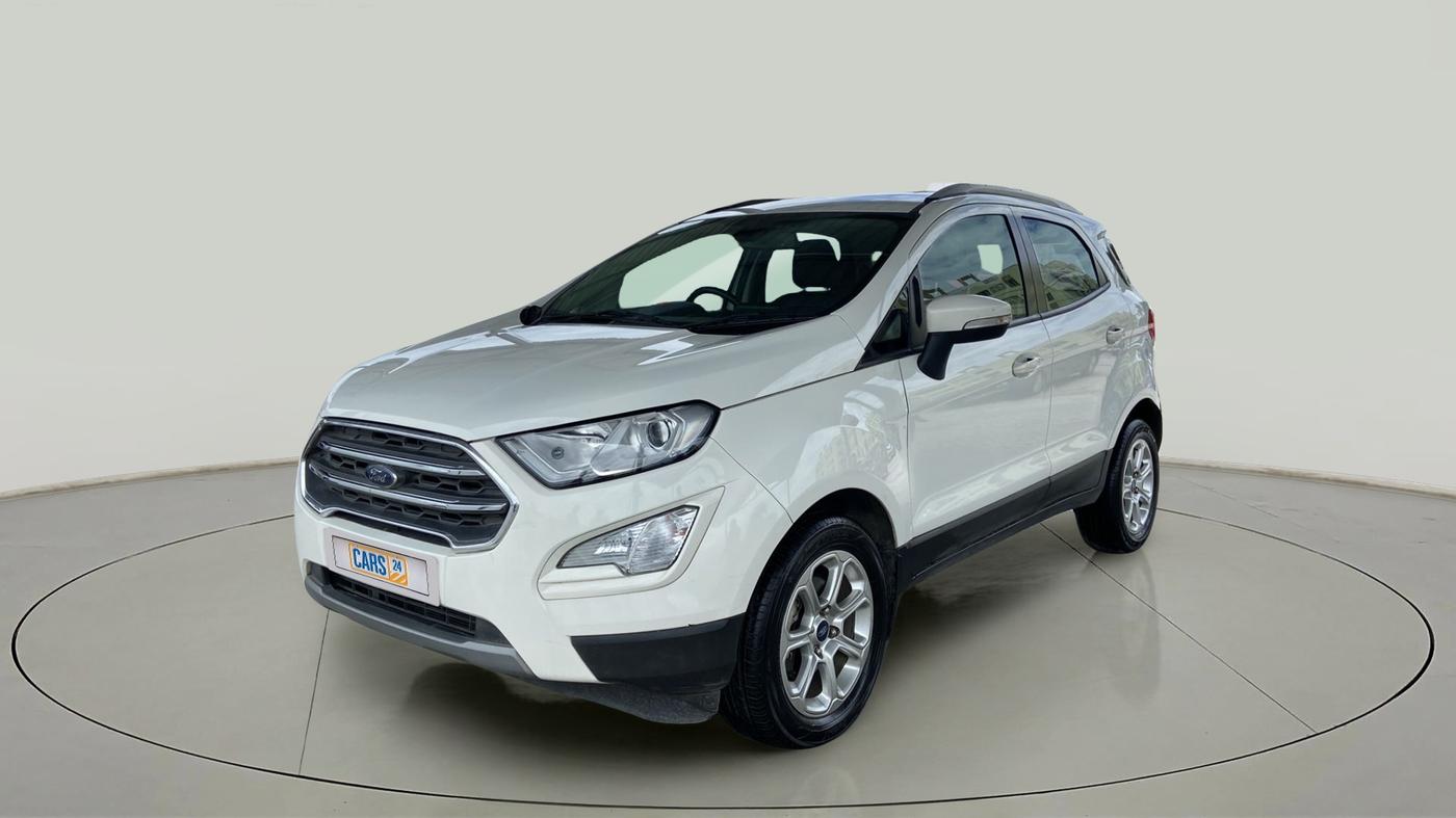 2018 Ford Ecosport TITANIUM + 1.5L PETROL AT, Petrol, Automatic, 58,620 km, Left Front Diagonal