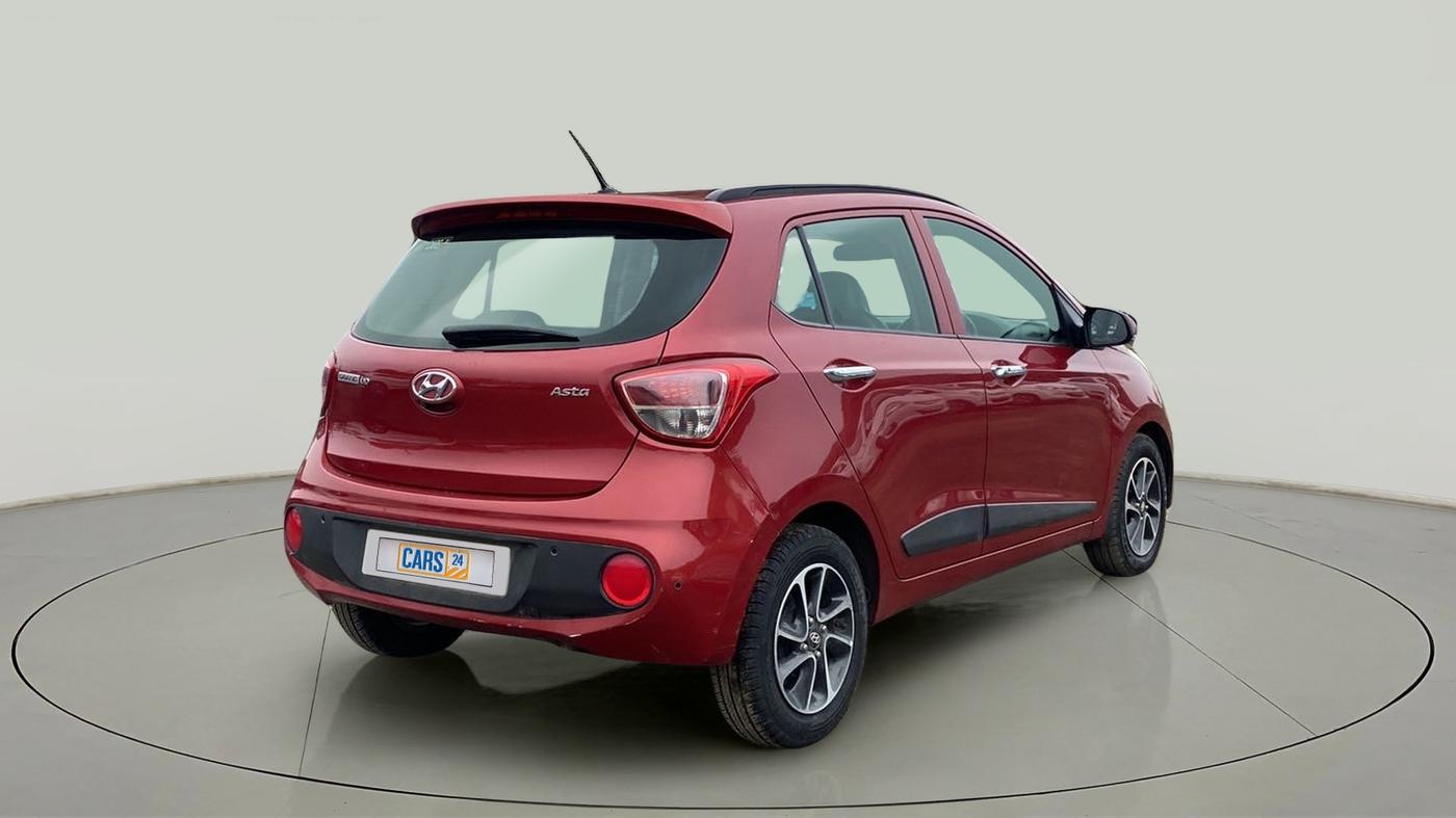 2018 Hyundai Grand i10 ASTA 1.2 KAPPA VTVT, Petrol, Manual, 25,863 km, Right Back Diagonal