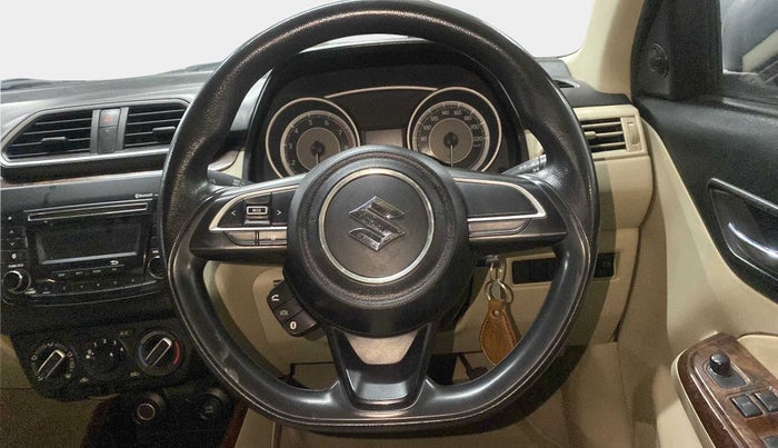 2017 Maruti Dzire VXI AMT, Petrol, Automatic, 54,659 km, Steering Wheel Close Up