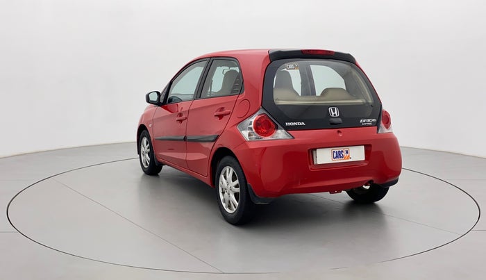 2012 Honda Brio V MT, Petrol, Manual, 83,598 km, Left Back Diagonal