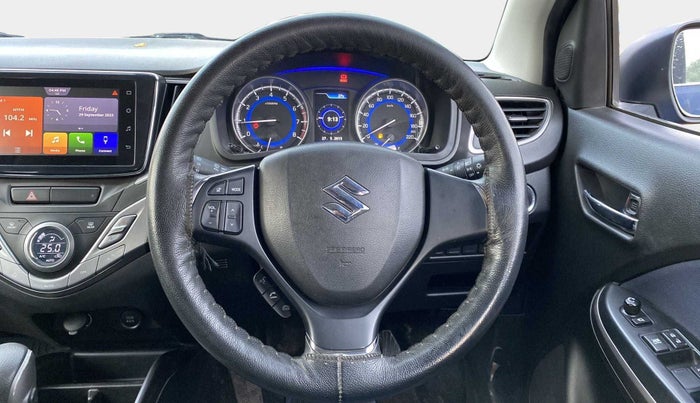 2019 Maruti Baleno ZETA CVT PETROL 1.2, Petrol, Automatic, 56,843 km, Steering Wheel Close Up