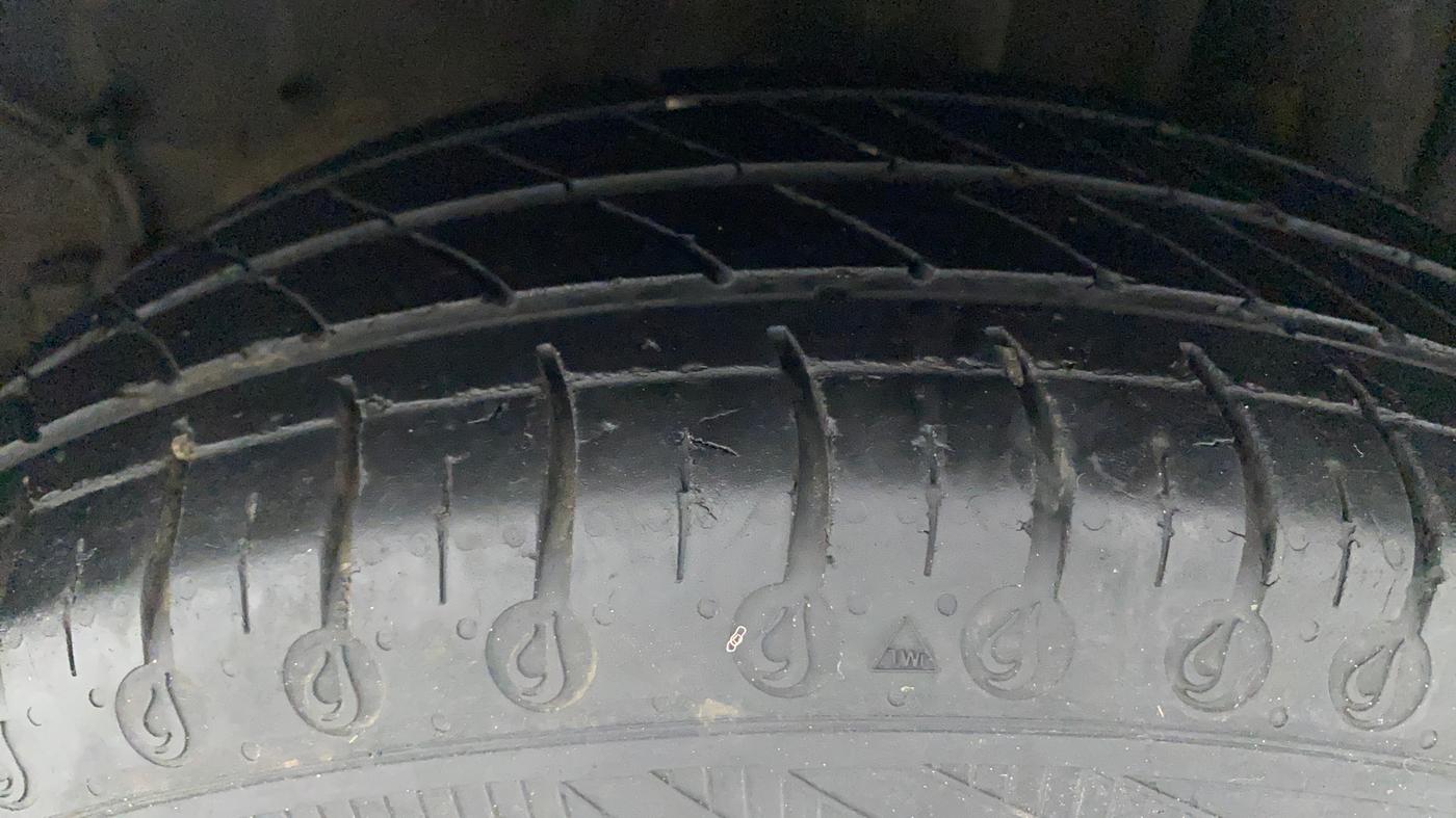 2020 Tata Tiago XE PETROL, Petrol, Manual, 40,531 km, Left Rear Tyre Tread
