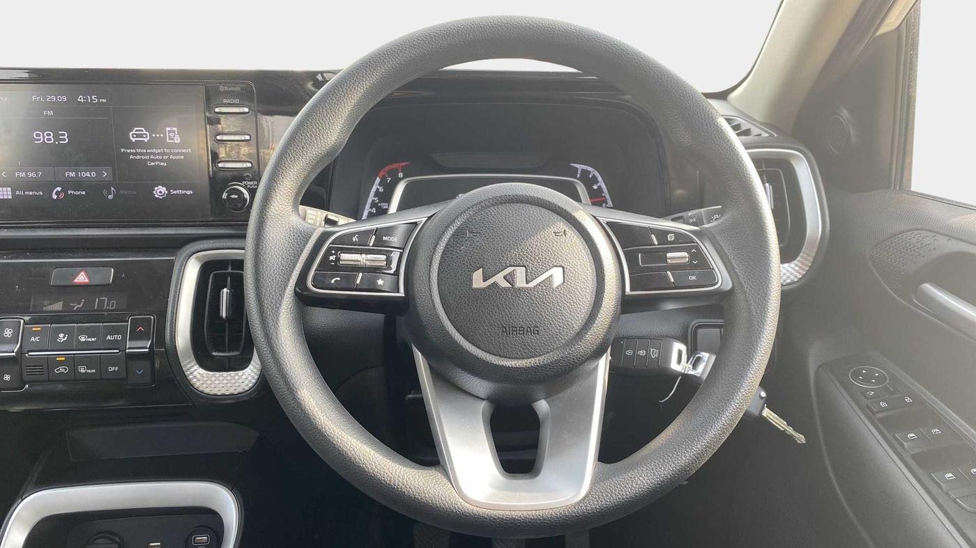 2021 KIA SONET HTK PLUS 1.2, Petrol, Manual, 10,471 km, Steering Wheel Close Up
