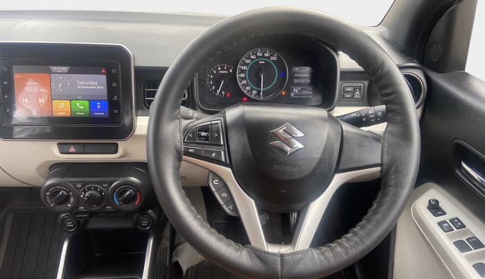 2020 Maruti IGNIS ZETA 1.2 AMT, Petrol, Automatic, 13,345 km, Steering Wheel Close Up