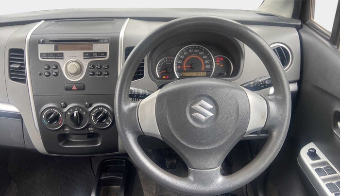 2010 Maruti Wagon R 1.0 VXI, Petrol, Manual, 41,113 km, Steering Wheel Close Up