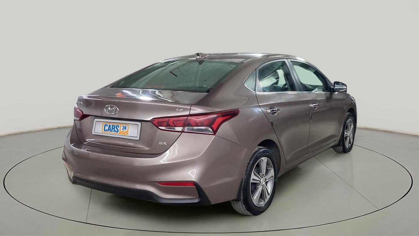 2019 Hyundai Verna 1.6 VTVT SX O, Petrol, Manual, 14,598 km, Right Back Diagonal