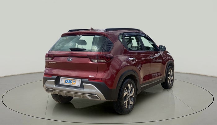 2021 KIA SONET HTX PLUS 1.0 IMT, Petrol, Manual, 36,352 km, Right Back Diagonal