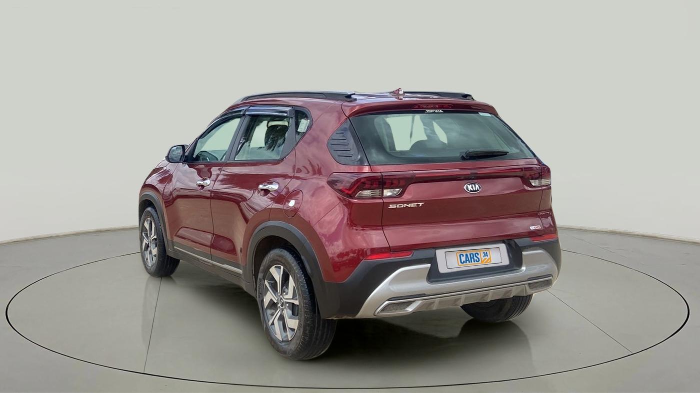 2021 KIA SONET HTX PLUS 1.0 IMT, Petrol, Manual, 36,352 km, Left Back Diagonal
