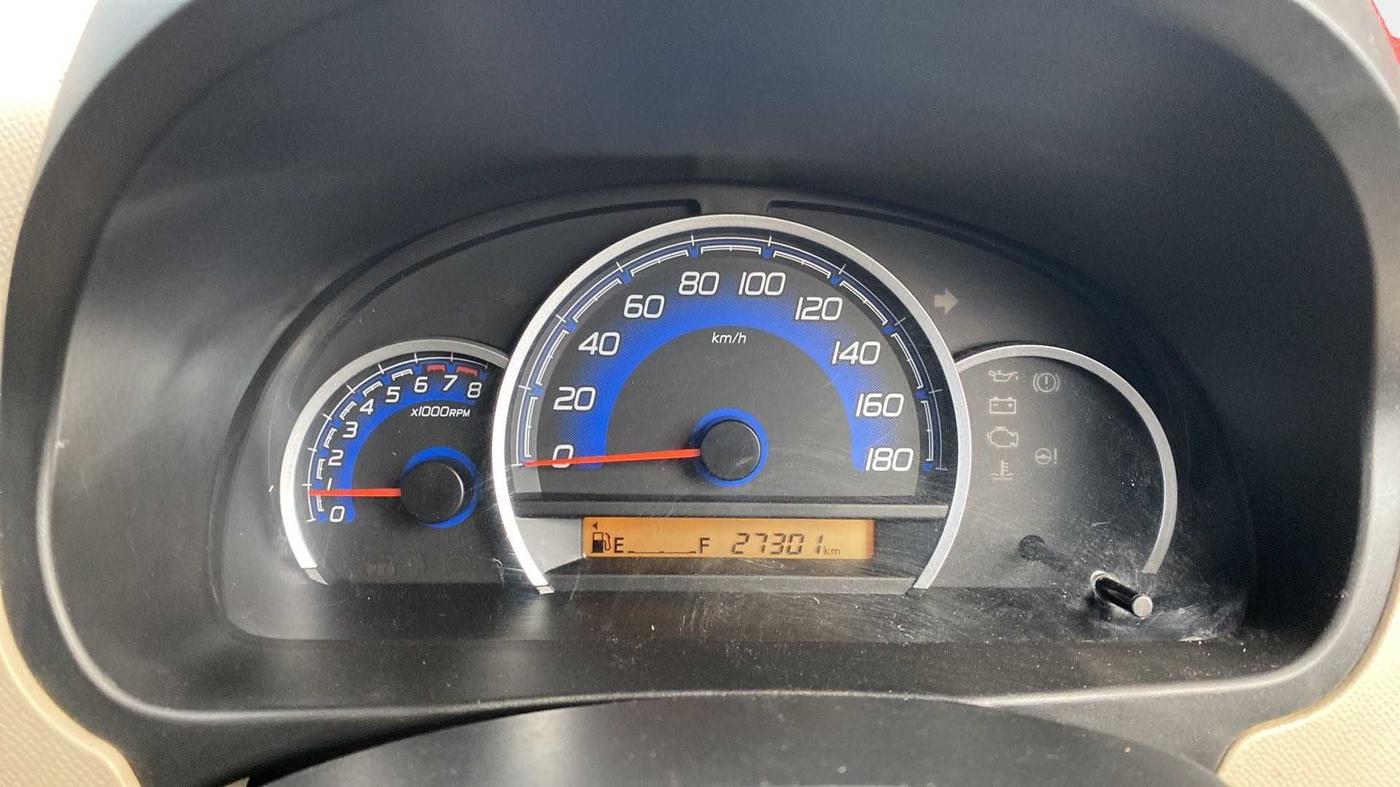 2018 Maruti Wagon R 1.0 VXI, Petrol, Manual, 27,607 km, Odometer Image