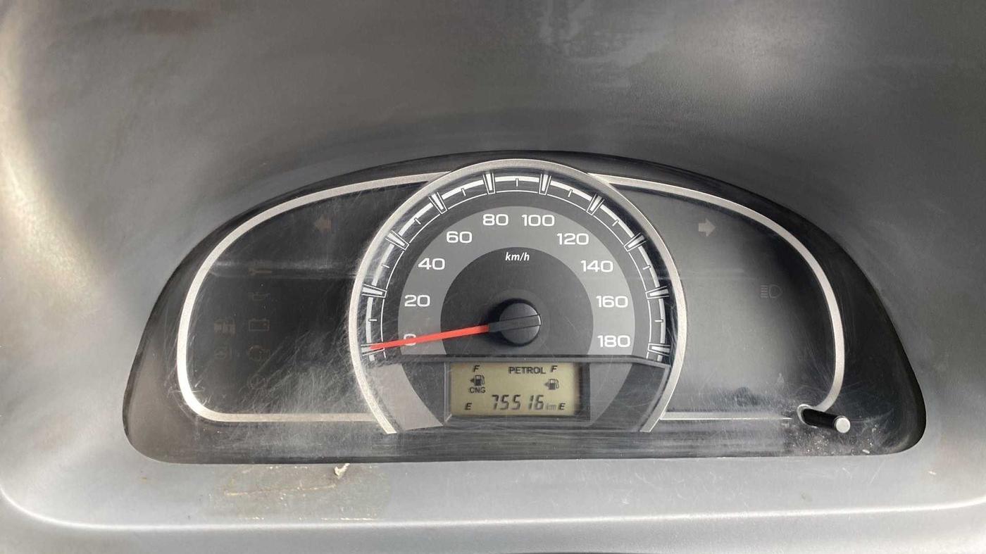 2015 Maruti Alto 800 LXI CNG, CNG, Manual, 75,512 km, Odometer Image