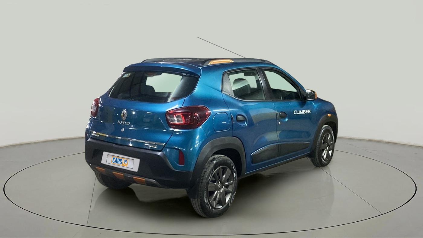 2020 Renault Kwid CLIMBER 1.0 AMT (O), Petrol, Automatic, 13,865 km, Right Back Diagonal