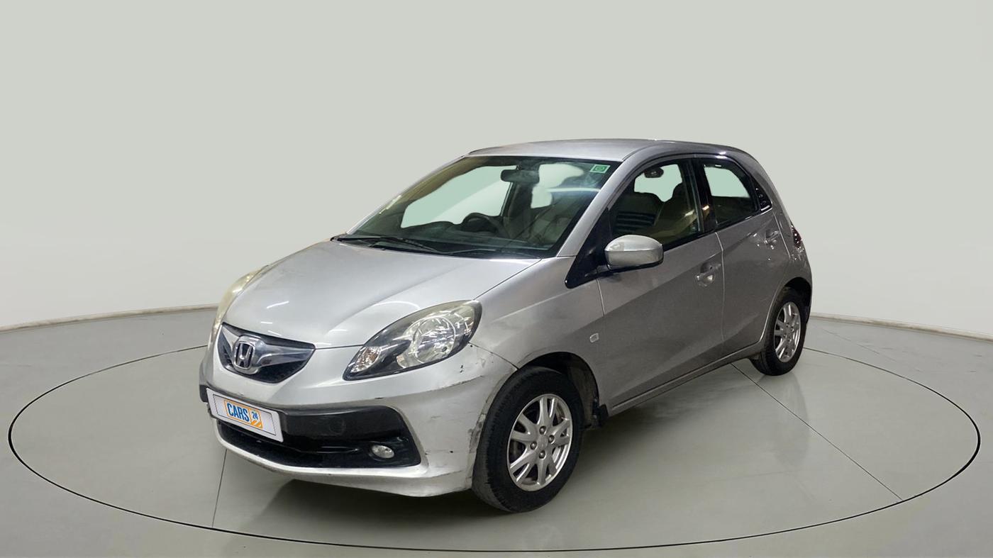 2012 Honda Brio V MT, Petrol, Manual, 57,871 km, Left Front Diagonal
