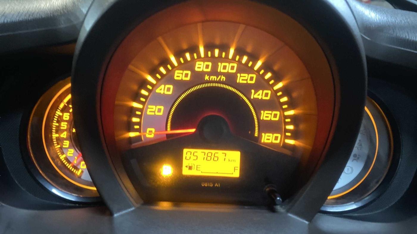 2012 Honda Brio V MT, Petrol, Manual, 57,871 km, Odometer Image
