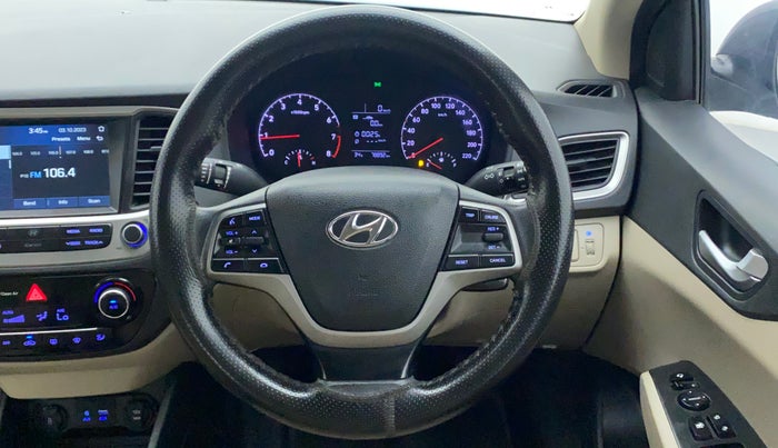 2018 Hyundai Verna 1.6 VTVT SX, Petrol, Manual, 78,892 km, Steering Wheel Close Up