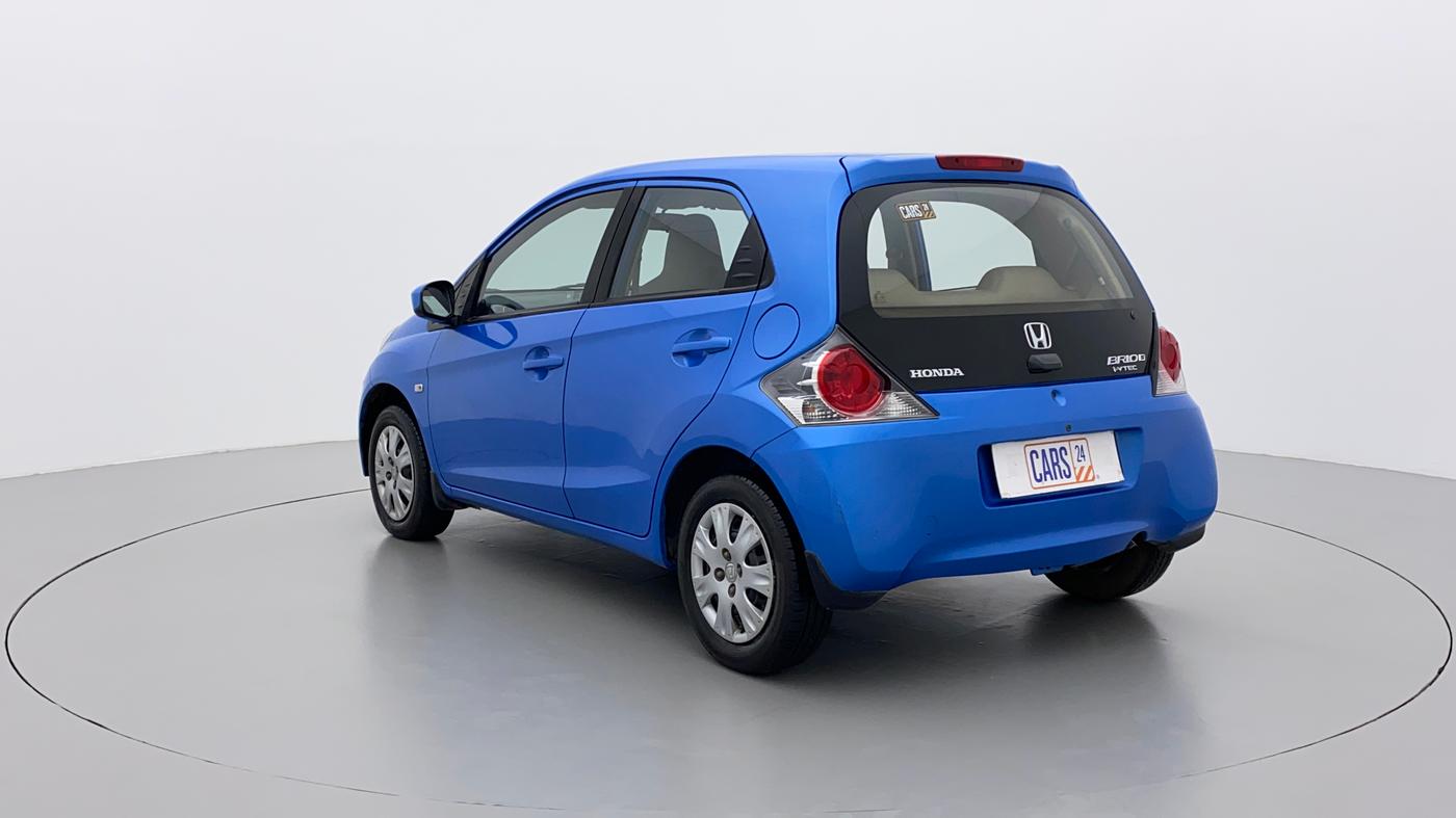 2012 Honda Brio S MT, Petrol, Manual, 54,932 km, Left Back Diagonal
