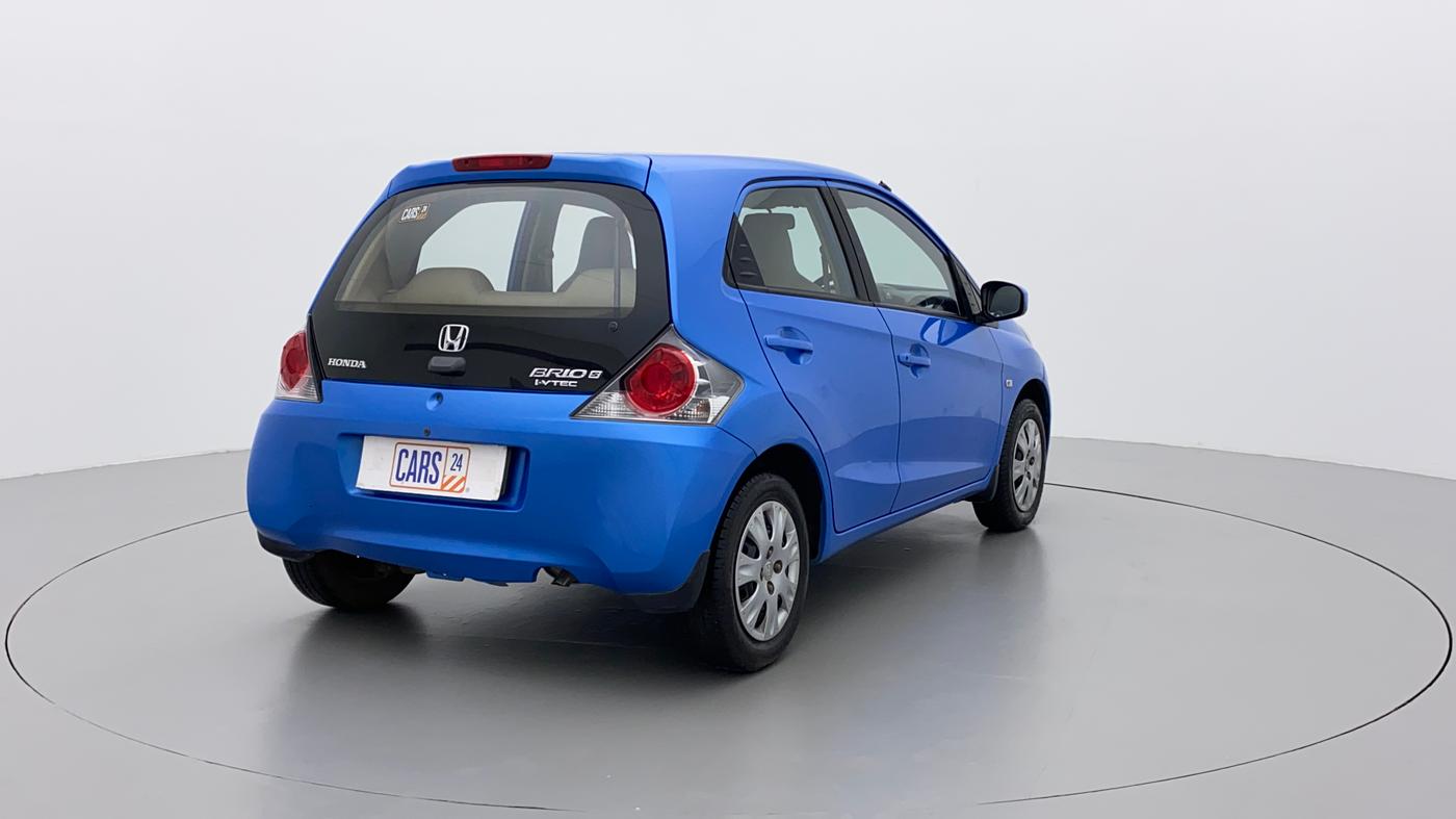 2012 Honda Brio S MT, Petrol, Manual, 54,932 km, Right Back Diagonal