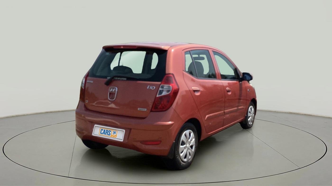 2010 Hyundai i10 SPORTZ 1.2, Petrol, Manual, 84,501 km, Right Back Diagonal
