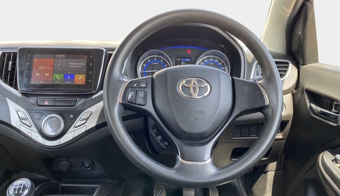 2021 Toyota Glanza G, Petrol, Manual, 29,455 km, Steering Wheel Close Up