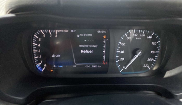 2020 Tata ALTROZ XZ PETROL, Petrol, Manual, 31,690 km, Odometer Image