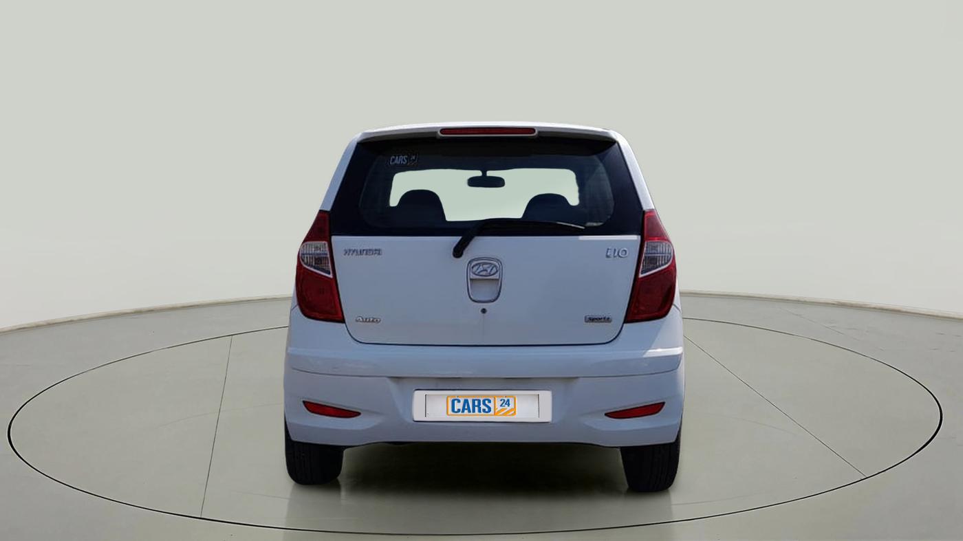 2012 Hyundai i10 SPORTZ 1.2 AT, Petrol, Automatic, 61,621 km, Back/Rear
