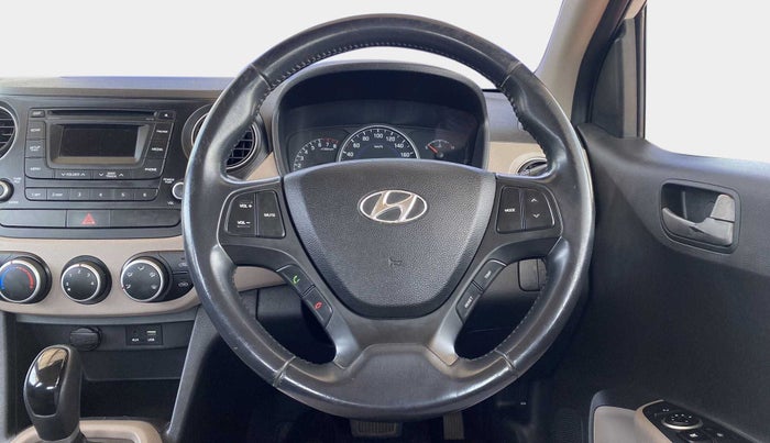 2014 Hyundai Grand i10 ASTA AT 1.2 KAPPA VTVT, Petrol, Automatic, 47,528 km, Steering Wheel Close Up