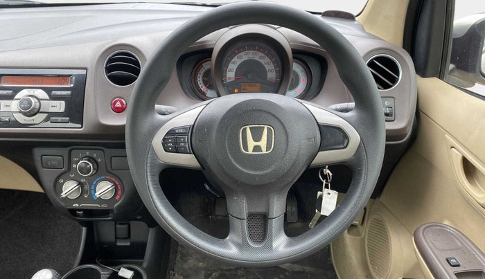 2012 Honda Brio S MT, Petrol, Manual, 27,326 km, Steering Wheel Close Up