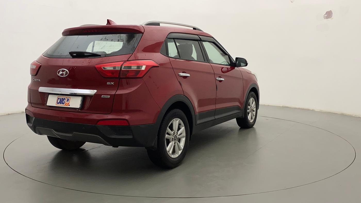 2015 Hyundai Creta SX PLUS AT 1.6 DIESEL, Diesel, Automatic, 55,079 km, Right Back Diagonal