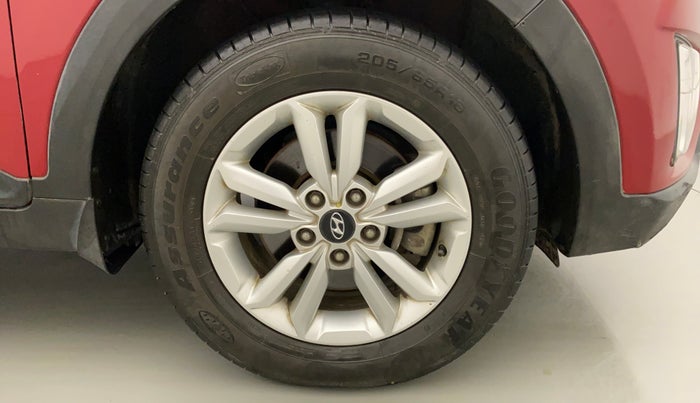 2015 Hyundai Creta SX PLUS AT 1.6 DIESEL, Diesel, Automatic, 55,079 km, Right Front Wheel