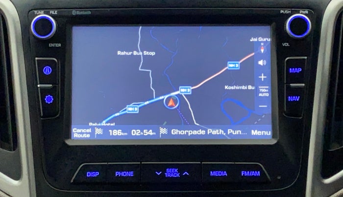 2015 Hyundai Creta SX PLUS AT 1.6 DIESEL, Diesel, Automatic, 55,079 km, Navigation System