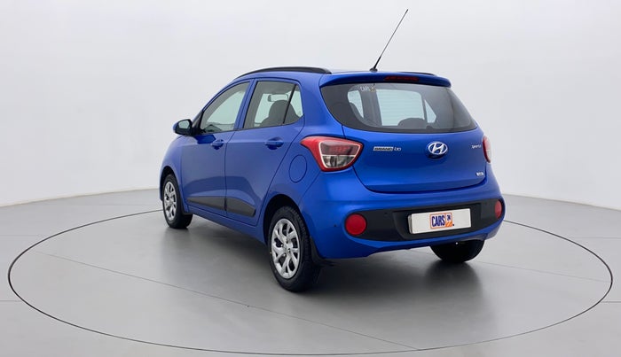 2017 Hyundai Grand i10 SPORTZ (O) 1.2 KAPPA VTVT, Petrol, Manual, 44,592 km, Left Back Diagonal