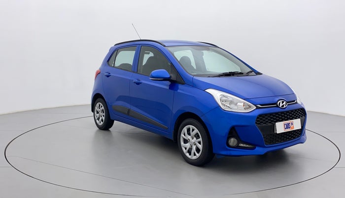 2017 Hyundai Grand i10 SPORTZ (O) 1.2 KAPPA VTVT, Petrol, Manual, 44,592 km, Right Front Diagonal