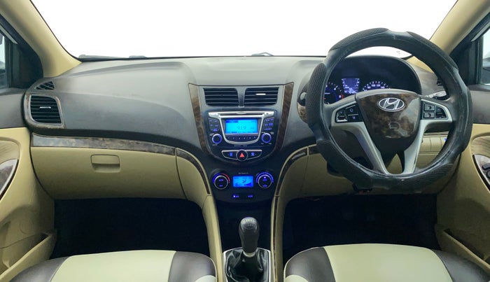 2014 Hyundai Verna FLUIDIC 1.6 CRDI SX, Diesel, Manual, 70,484 km, Dashboard