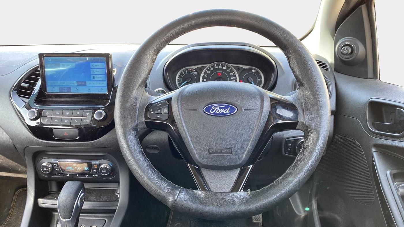 2021 Ford New Figo TITANIUM PLUS 1.2 PETROL AT, Petrol, Automatic, 25,587 km, Steering Wheel Close Up