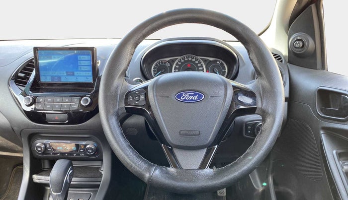 2021 Ford New Figo TITANIUM PLUS 1.2 PETROL AT, Petrol, Automatic, 25,587 km, Steering Wheel Close Up