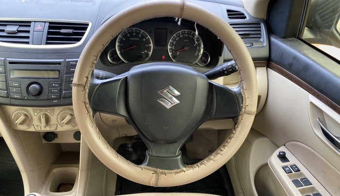 2014 Maruti Swift Dzire VXI, Petrol, Manual, 38,698 km, Steering Wheel Close Up