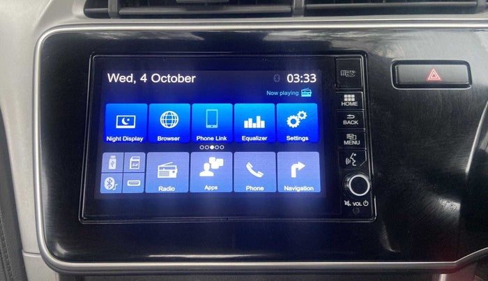 2018 Honda City 1.5L I-VTEC ZX CVT, Petrol, Automatic, 21,856 km, Infotainment system - GPS Card not working/missing