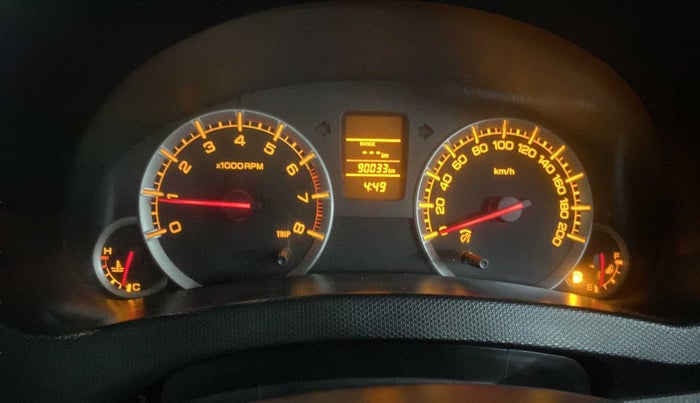 2012 Maruti Swift VXI, Petrol, Manual, 90,006 km, Odometer Image