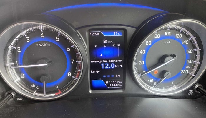 2018 Maruti Baleno ALPHA PETROL 1.2, Petrol, Manual, 21,462 km, Odometer Image