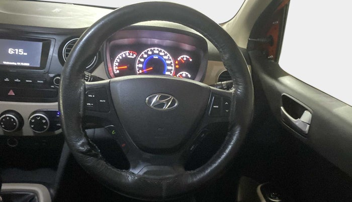 2017 Hyundai Grand i10 SPORTZ 1.2 KAPPA VTVT, Petrol, Manual, 33,729 km, Steering Wheel Close Up