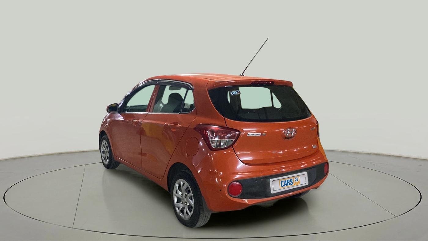 2017 Hyundai Grand i10 SPORTZ 1.2 KAPPA VTVT, Petrol, Manual, 33,729 km, Left Back Diagonal