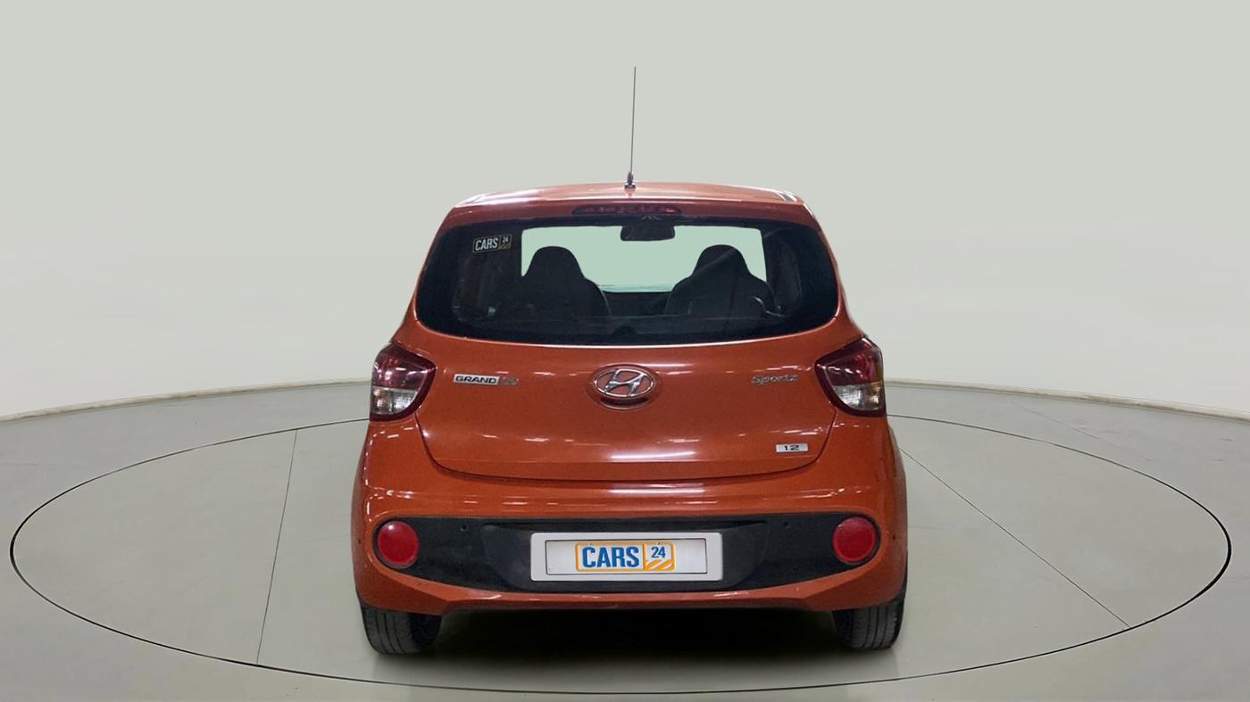 2017 Hyundai Grand i10 SPORTZ 1.2 KAPPA VTVT, Petrol, Manual, 33,729 km, Back/Rear