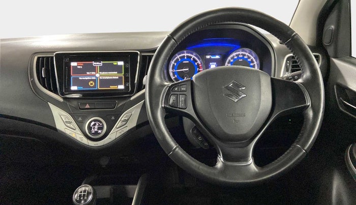 2018 Maruti Baleno ALPHA PETROL 1.2, Petrol, Manual, 24,799 km, Steering Wheel Close Up