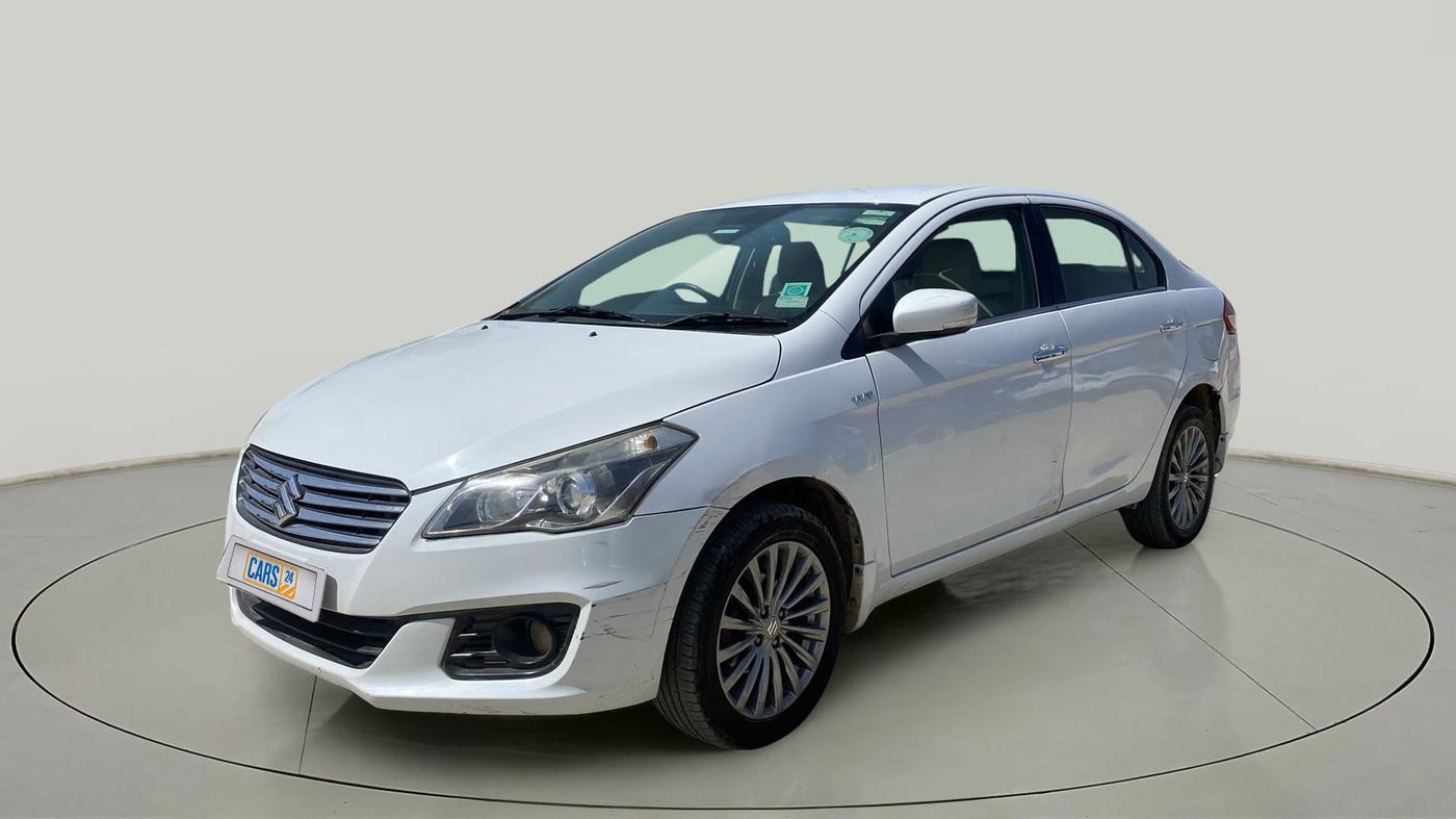 2017 Maruti Ciaz ZXI+, Petrol, Manual, 83,947 km, Left Front Diagonal