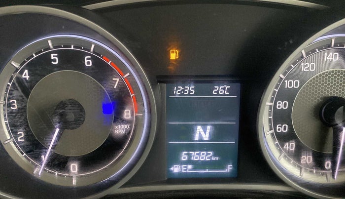 2017 Maruti Dzire VXI AMT, Petrol, Automatic, 67,671 km, Odometer Image