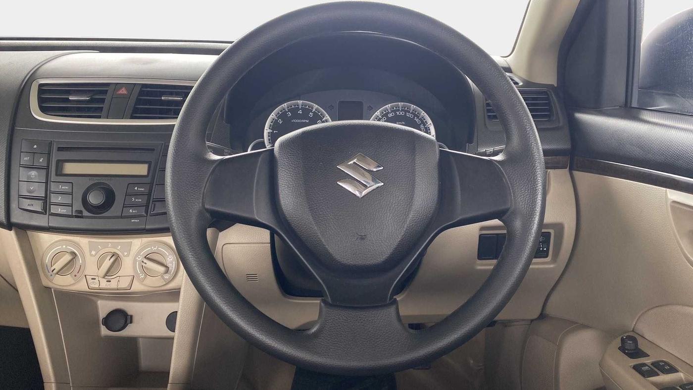 2014 Maruti Swift Dzire VXI, Petrol, Manual, 33,934 km, Steering Wheel Close Up