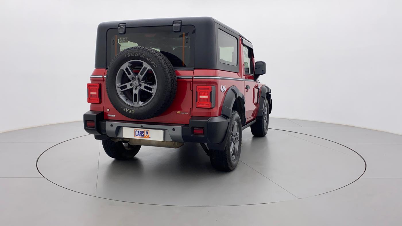2022 Mahindra Thar LX PETROL HT 4WD AT, Petrol, Automatic, 10,253 km, Right Back Diagonal